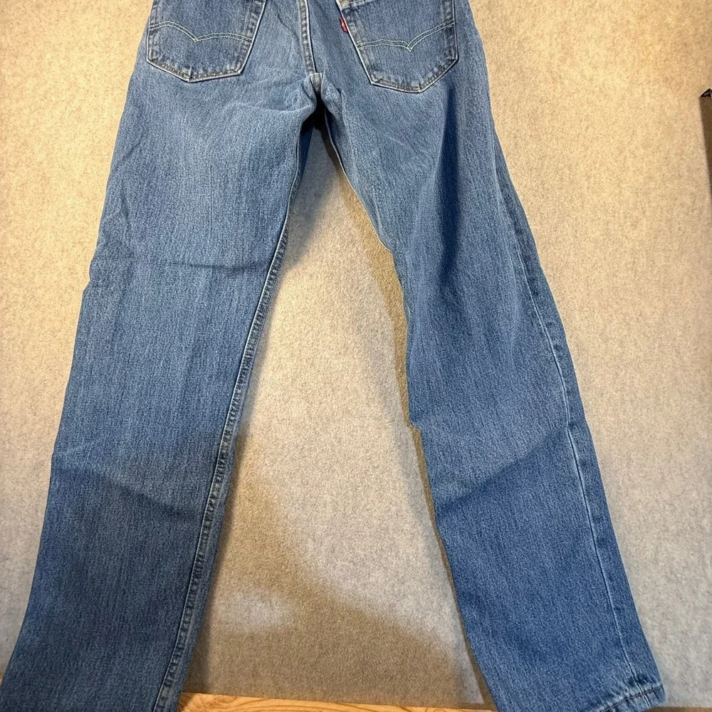 Levis 550 Relaxed Fit Jeans Mens W31 L34 Blue Denim Medium Wash Tapered Leg